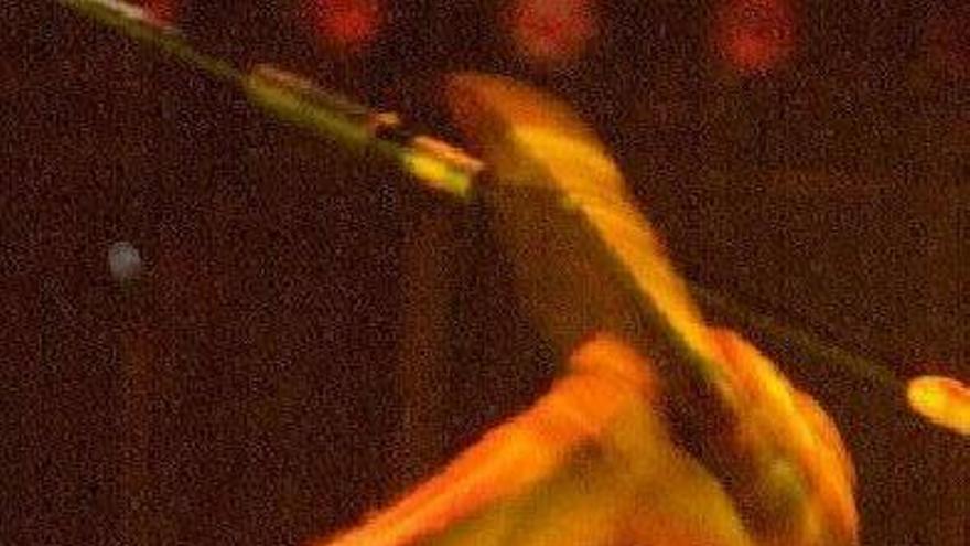 Manu Chao en plena acción.