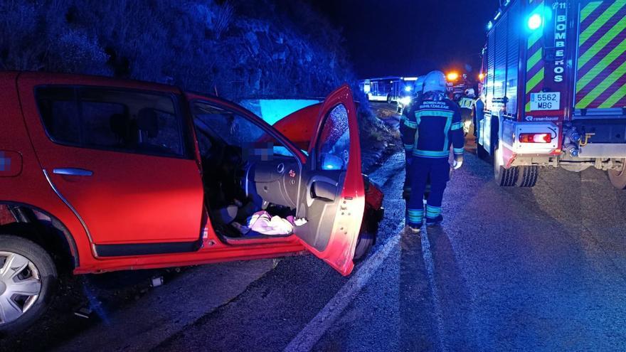 Herida una joven en una salida de vía en Villava-Atarrabia durante la madrugada del sábado