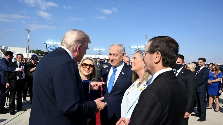 Netanyahu recibe a Trump en el parlamento israelí: &quot;Ningún presidente de EEUU hizo tanto por Israel&quot;