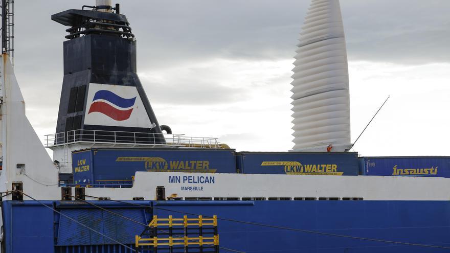 Velas gigantes impulsarán buques mercantes desde el Puerto de Bilbao