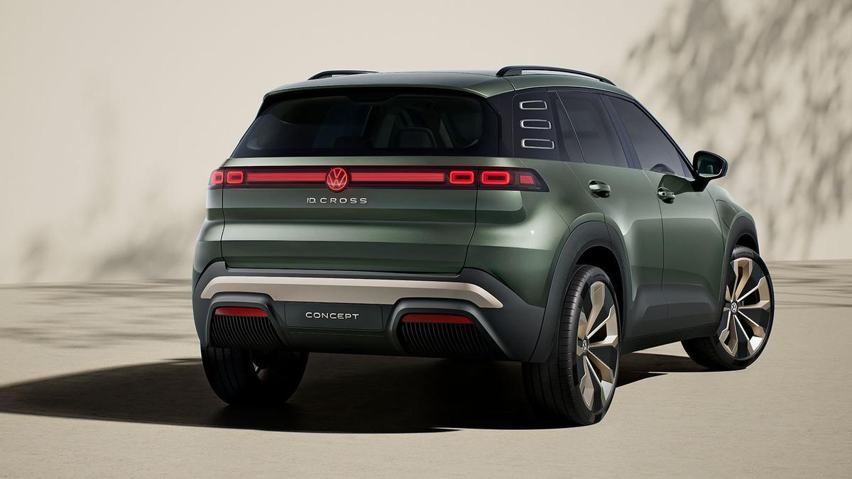 Vista trasera del VW ID. Cross Concept.