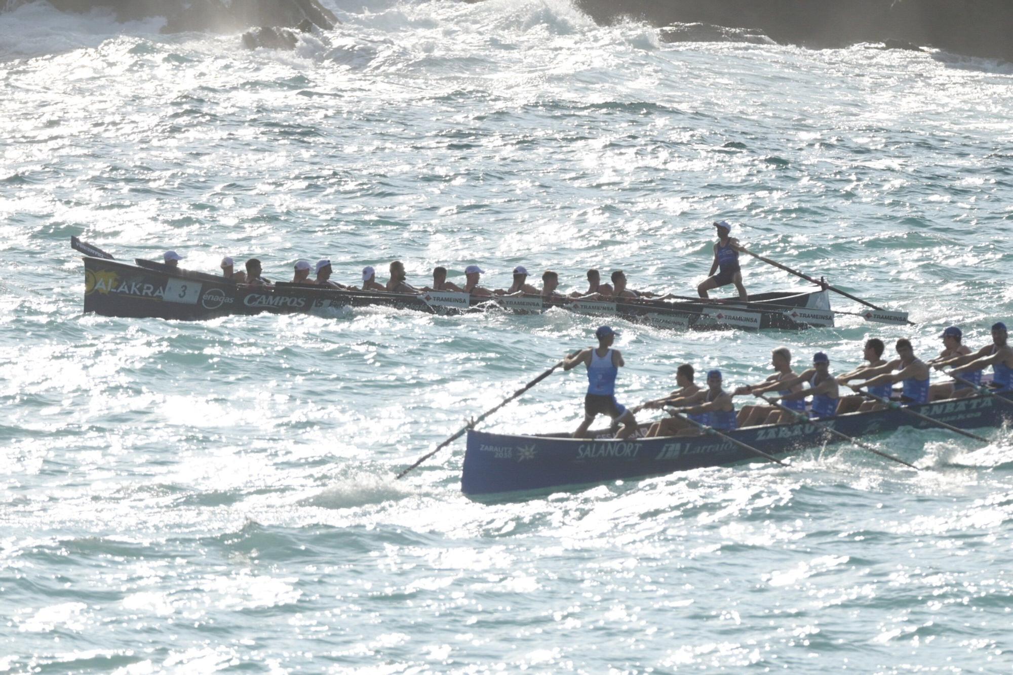 En imágenes: regata clasificatoria para la Bandera de La Concha
