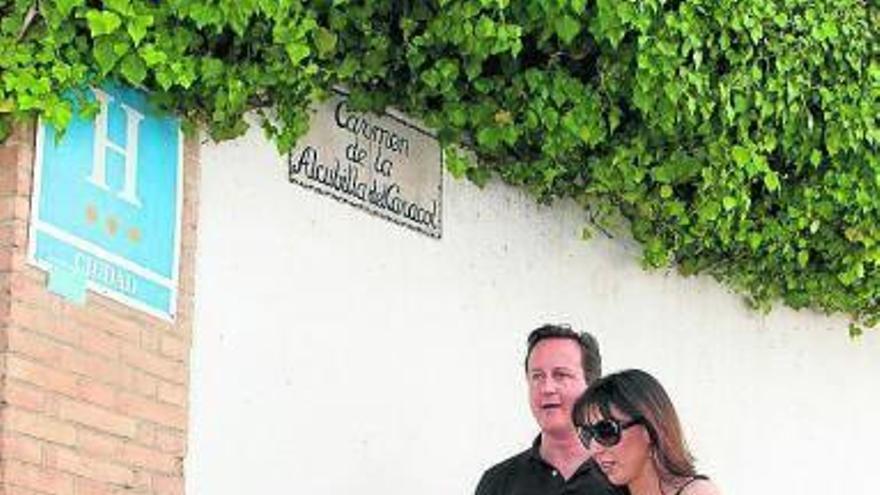 El primer ministro británico y su esposa, de visita privada en Granada
