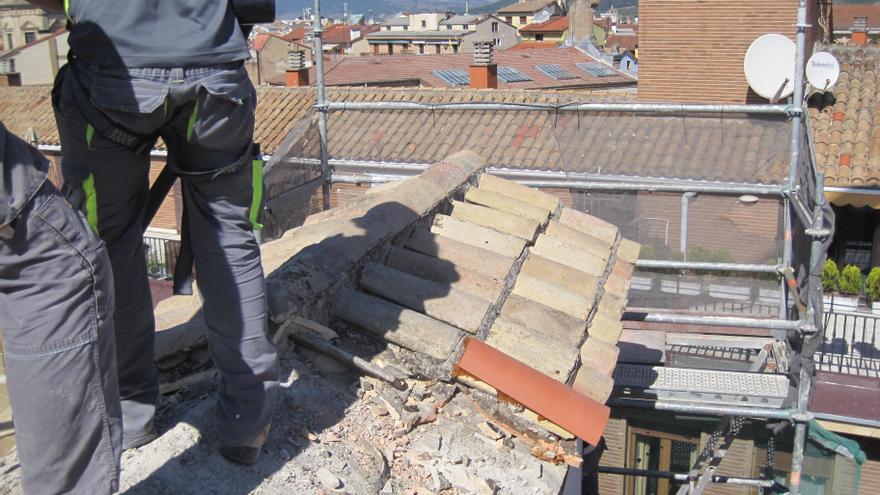 El 24% de los accidentes laborales graves registrados en Navarra en los últimos 10 años ha sido por caídas de altura