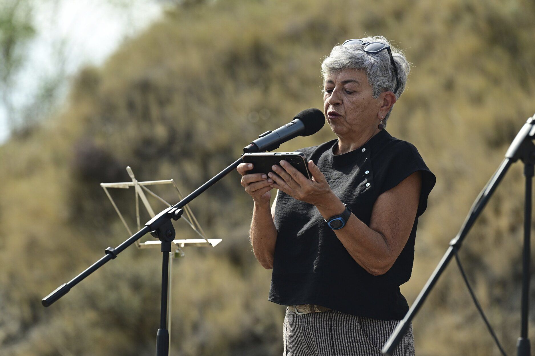Fotos del homenaje en Ibero a las personas fusiladas durante el franquismo