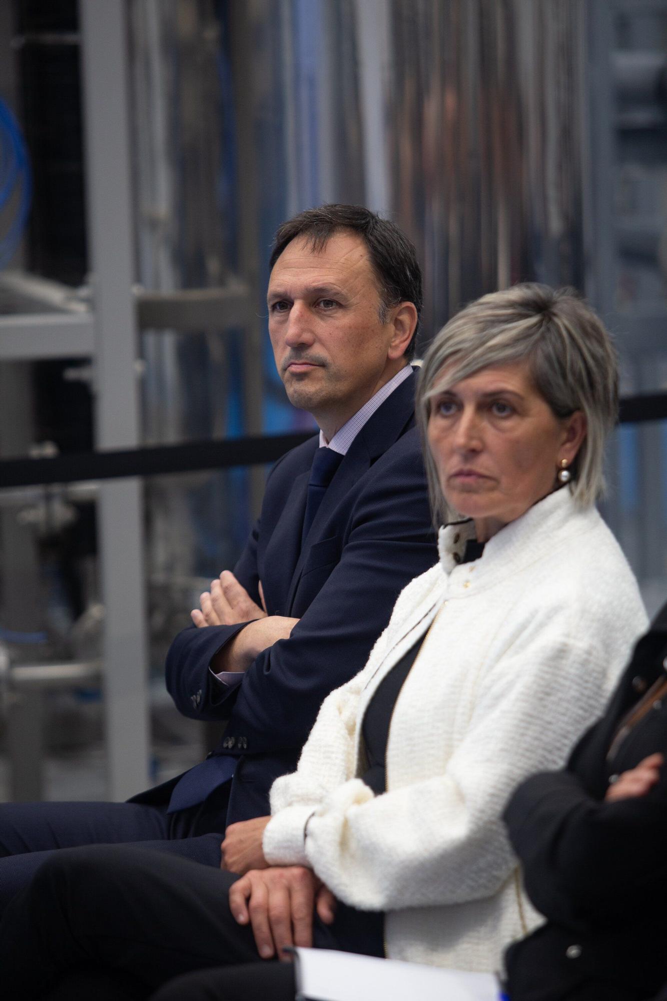 Acto de presentación del Electrolyzer NX2500, el nuevo electrolizador de la empresa Nordex en Lumbier