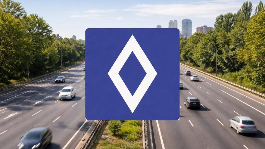 La señal del rombo que está apareciendo en las carreteras y puede costarte una multa