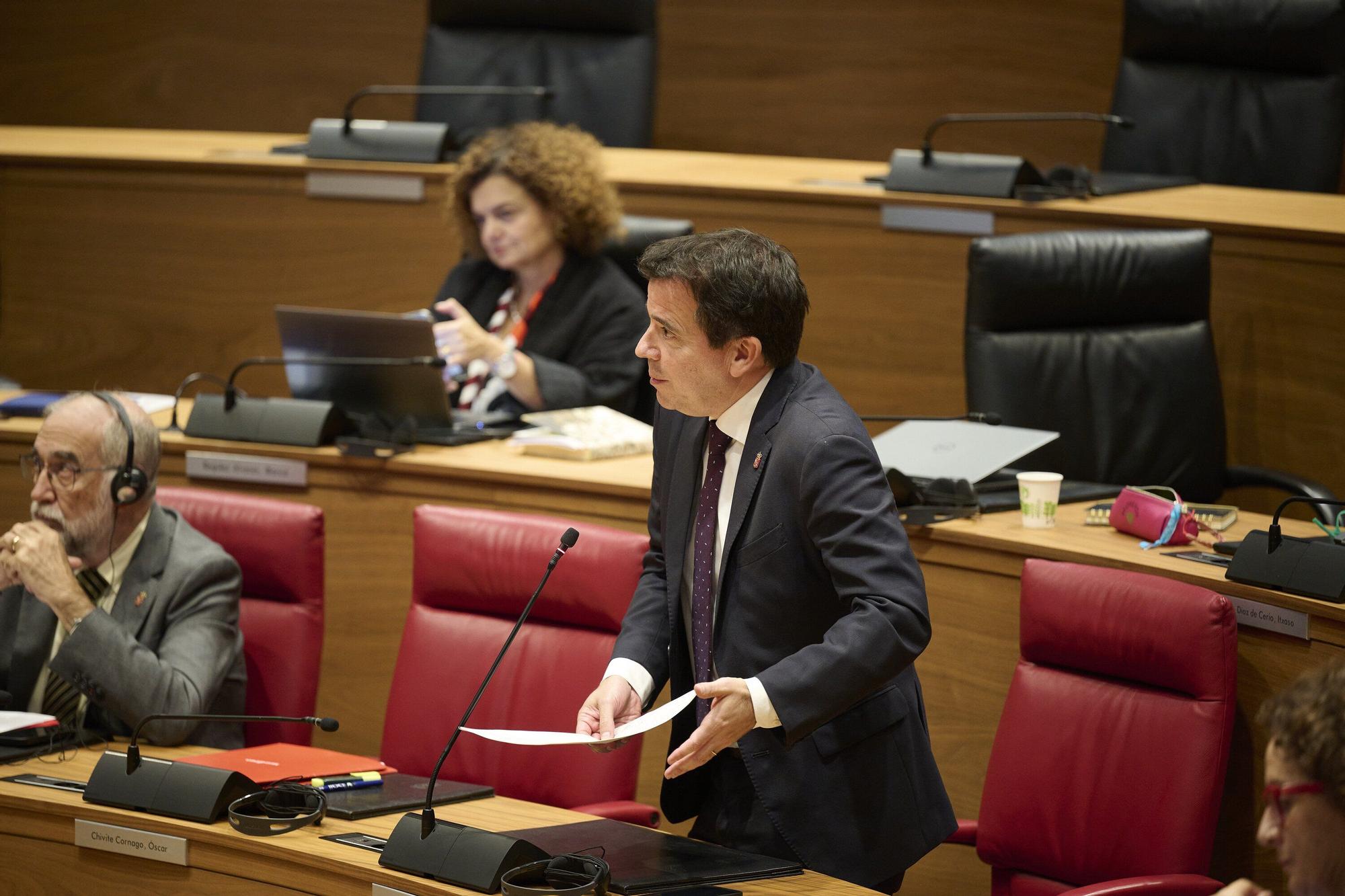 Fotos del pleno del Parlamento de Navarra (jueves 25 de septiembre de 2025)
