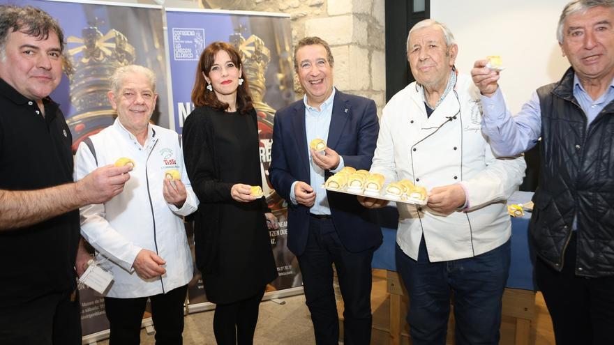En imágenes: Así es el cirio gasteiztarra, el nuevo postre de los pasteleros alaveses
