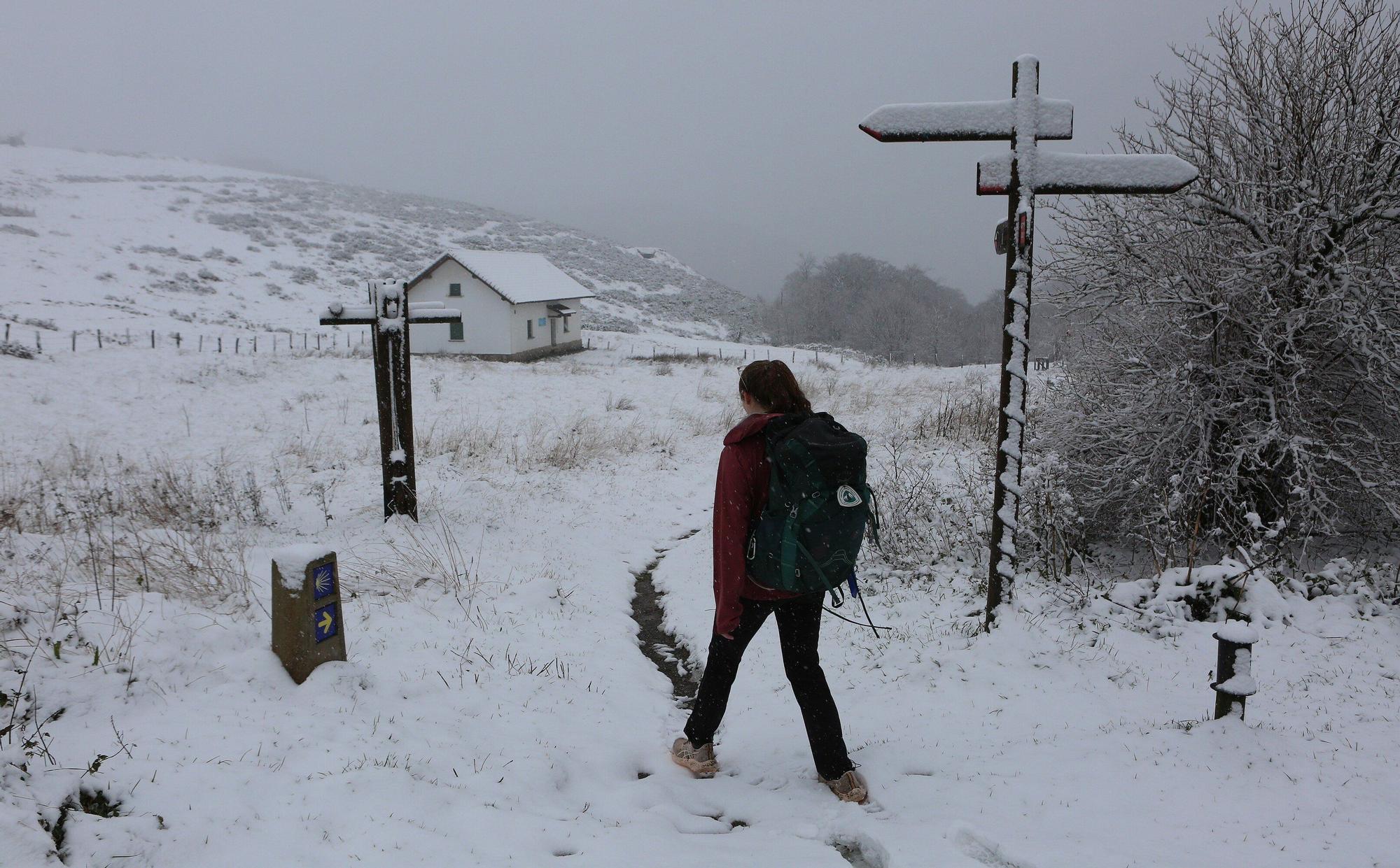 Fotos de la nieve en Navarra (20 de noviembre de 2025)