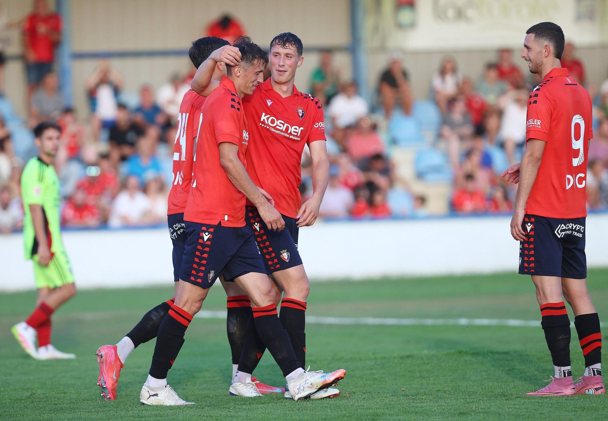 Osasuna logra en Tafalla su primer triunfo de pretemporada