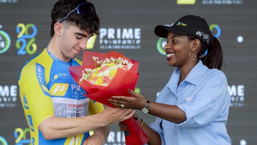 Hodei Muñoz roza en Ruanda su primer triunfo profesional