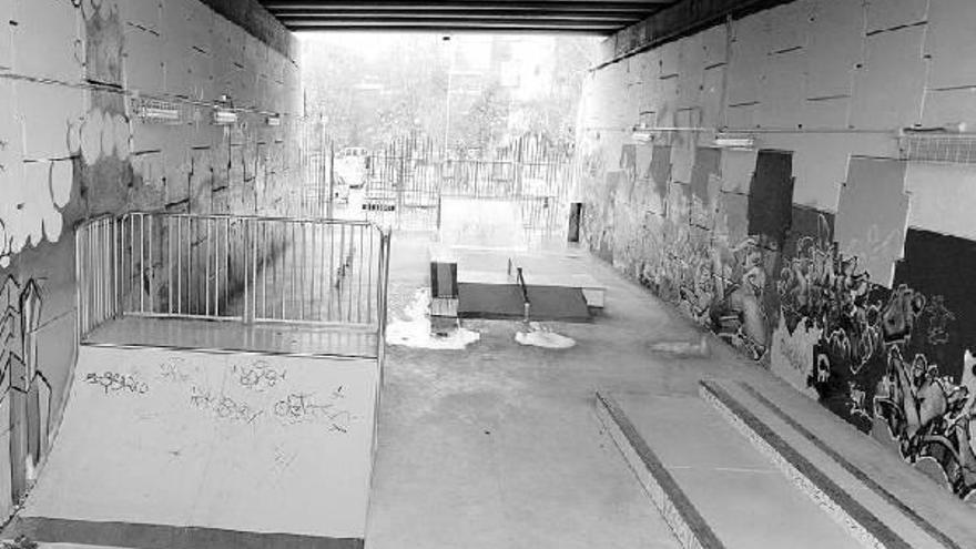 Concluyen las obras de las pistas  de &#039;skate&#039; ubicadas en Larratxo