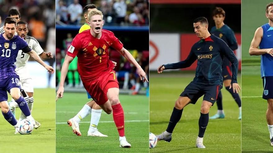 Estrellas del fútbol para el cielo del desierto
