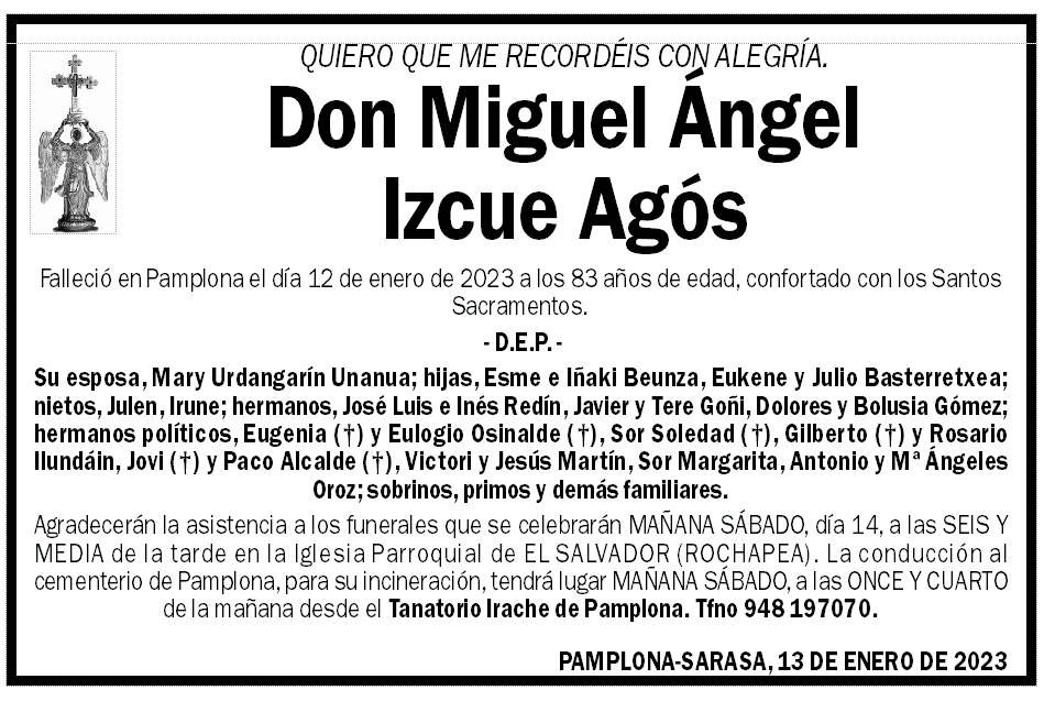 Miguel Ángel Izcue Agós
