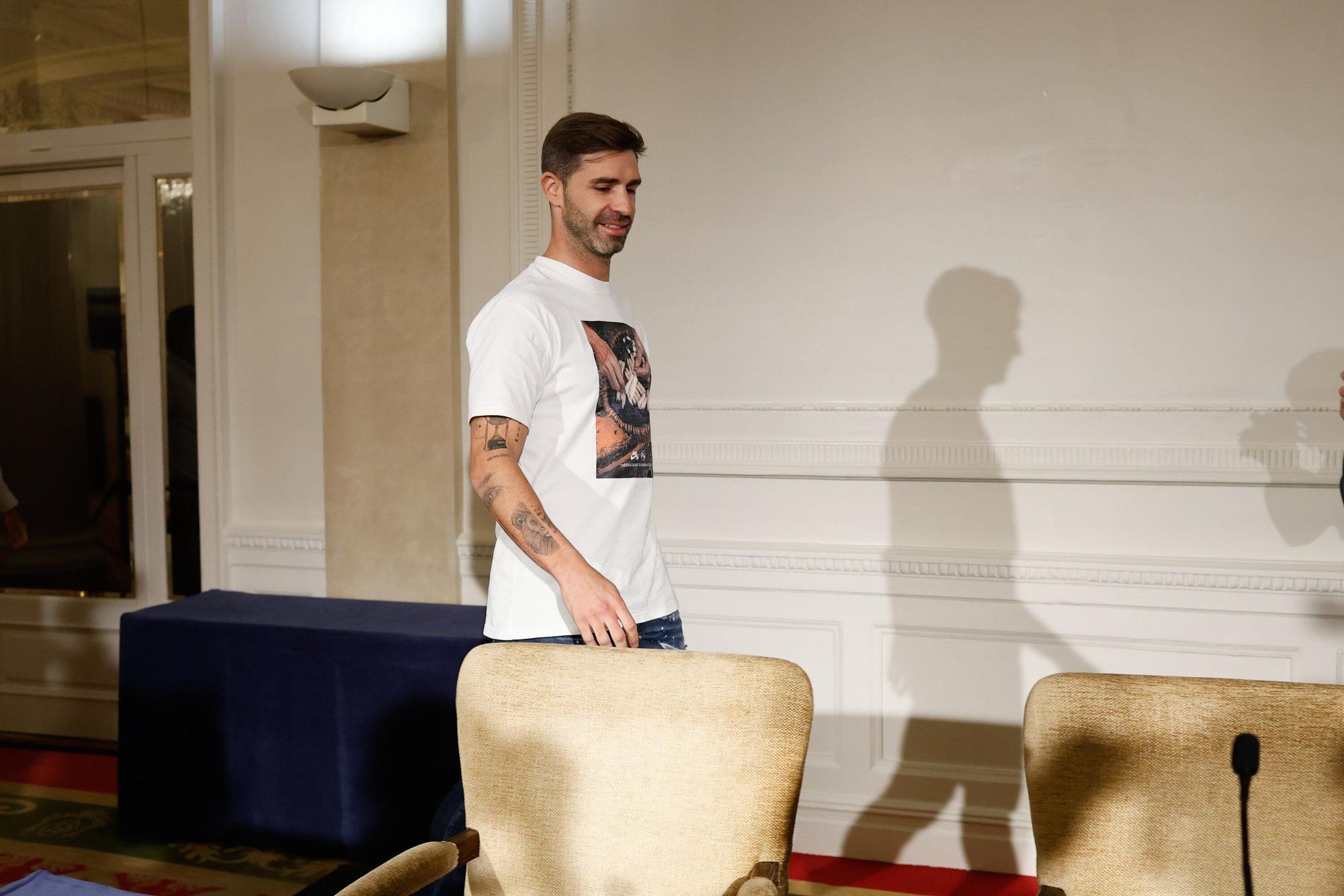 En imágenes: rueda de prensa de Yeray