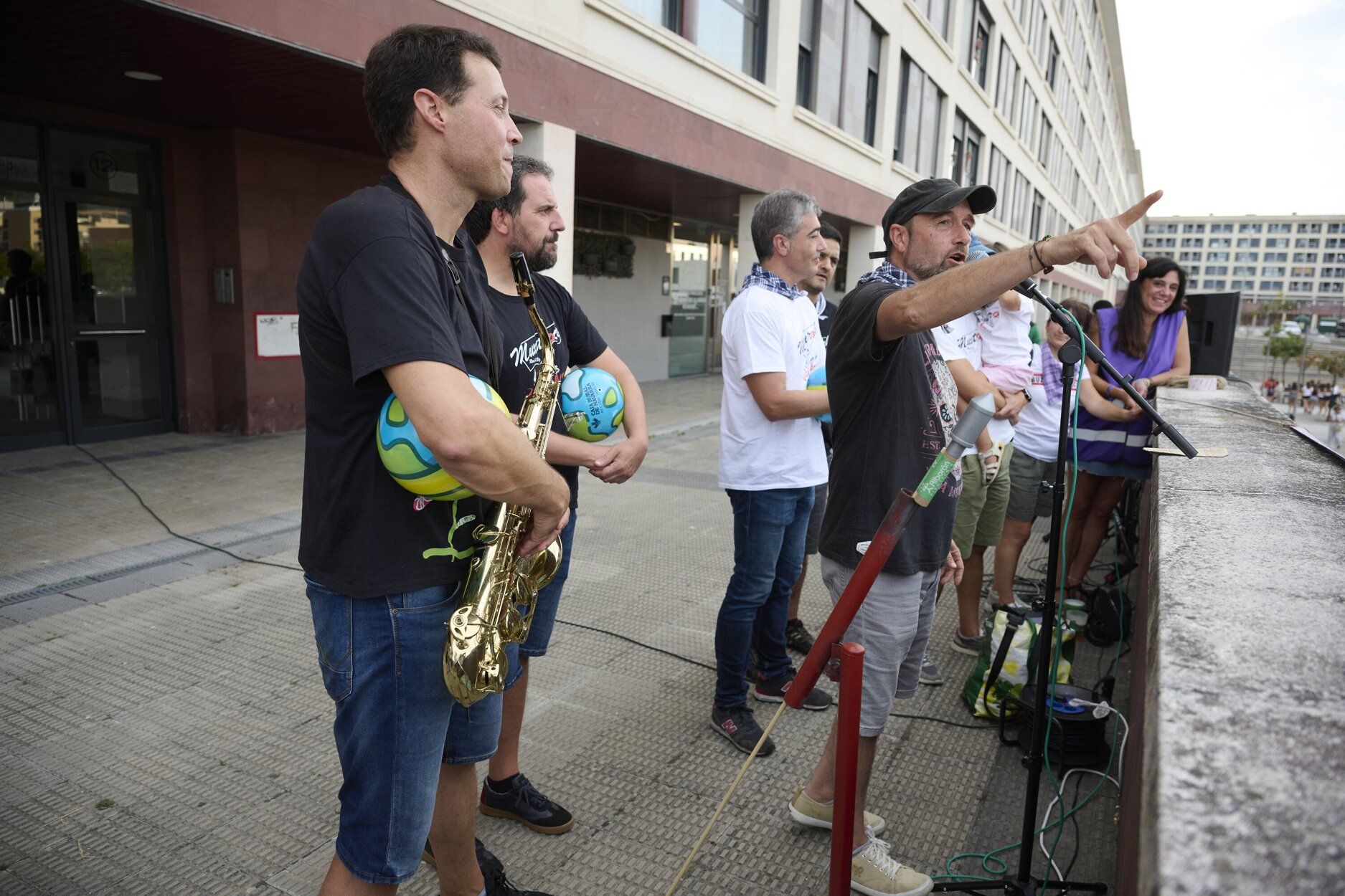 Fotos del chupinazo de Buztintxuri