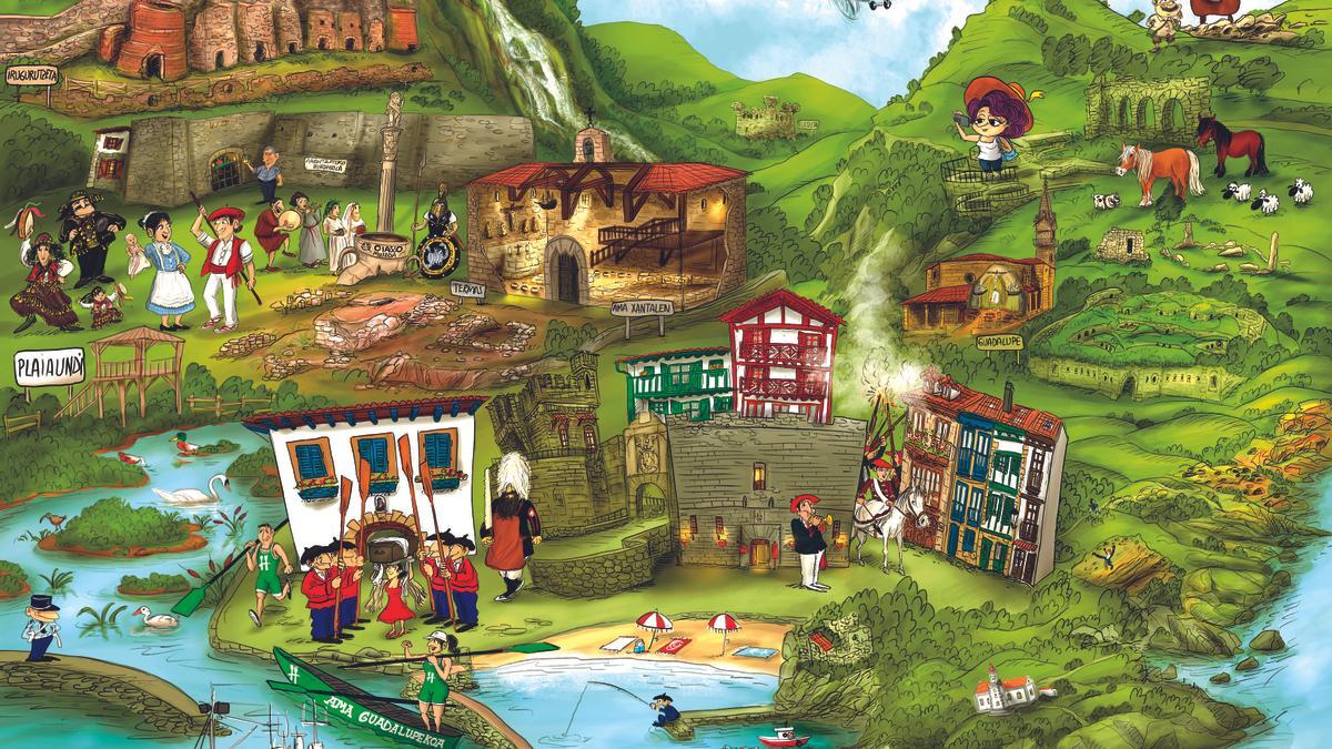 Como cada año, NOTICIAS DE GIPUZKOA ofrece a sus lectores un bonito calendario ilustrado por el dibujante Argote, que se podrá conseguir el próximo 21 de diciembre, gratis con el periódico.