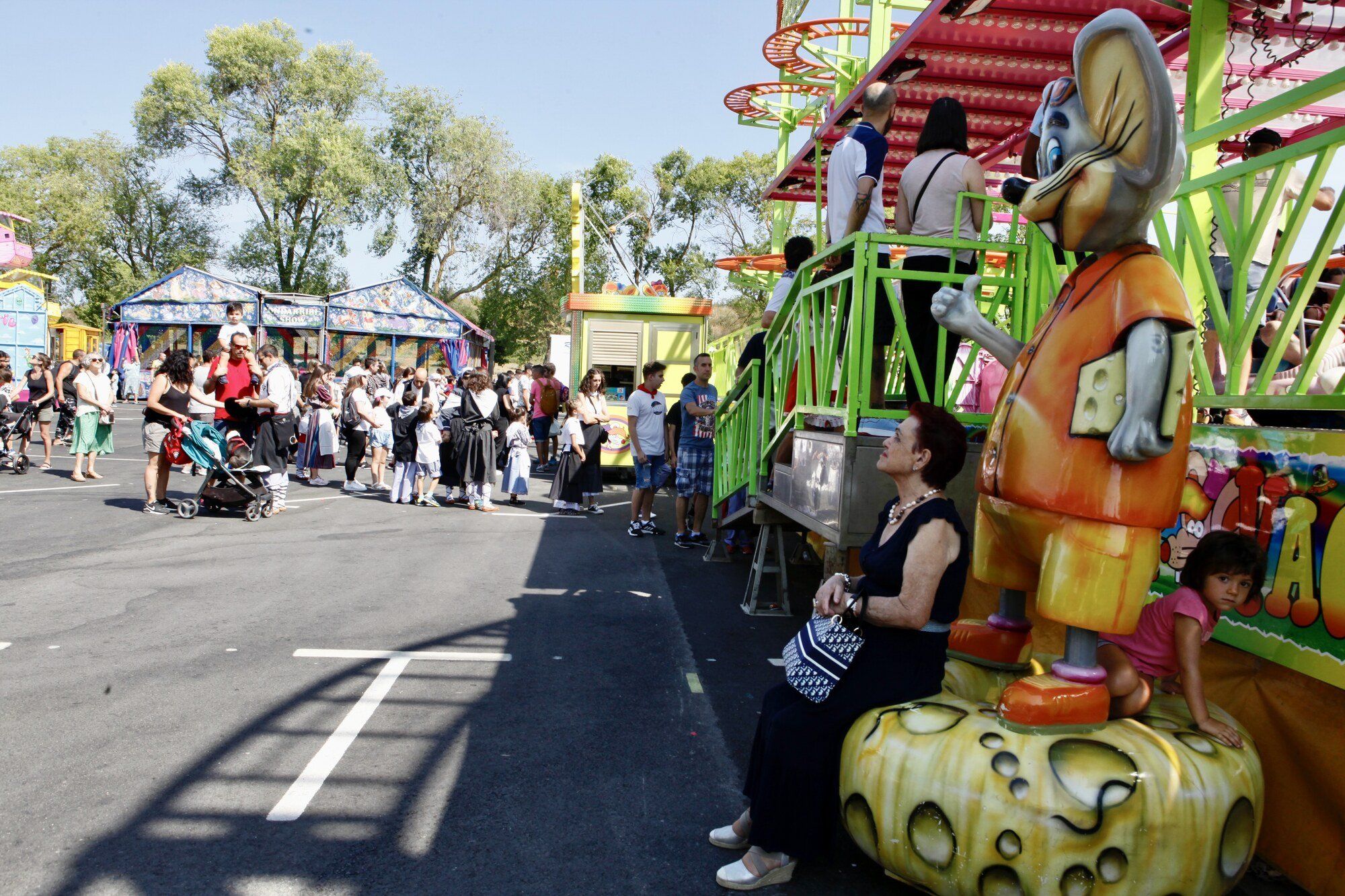 Las barracas, epicentro de la fiesta