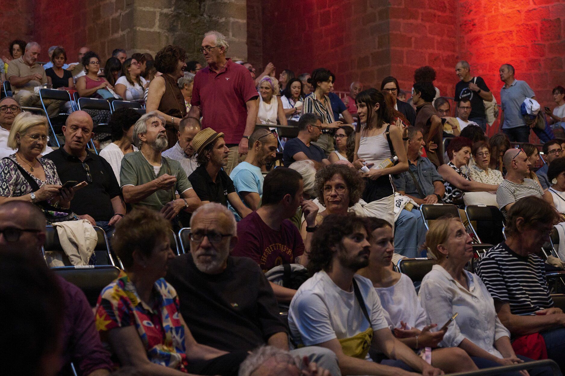 Imágenes de la representación de 'De Nao Albert y Marcel Borràs' en el Festival de Teatro de Olite