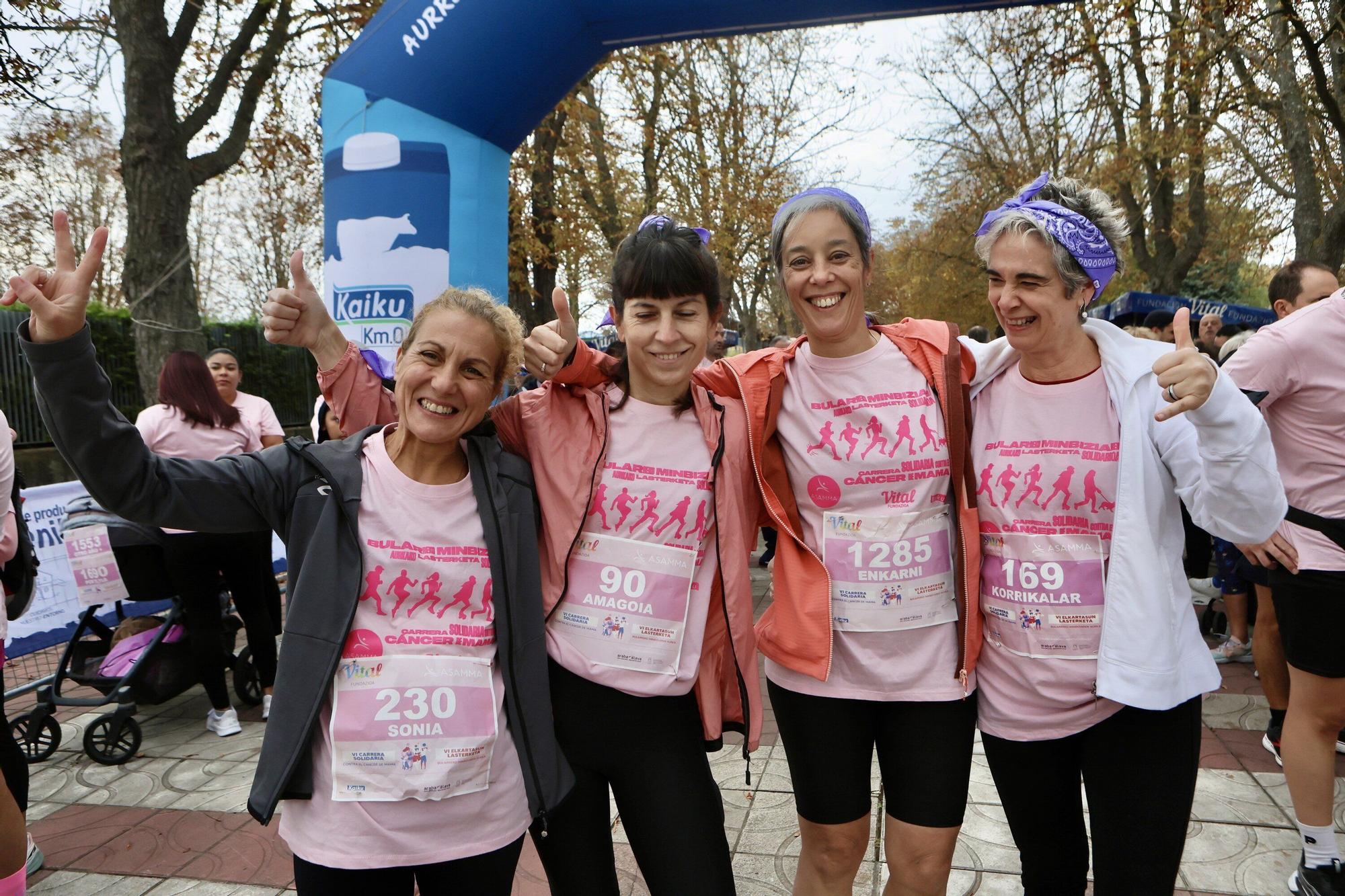 En imágenes: Vitoria se vuelca con la VI Carrera Solidaria contra el Cáncer de Mama