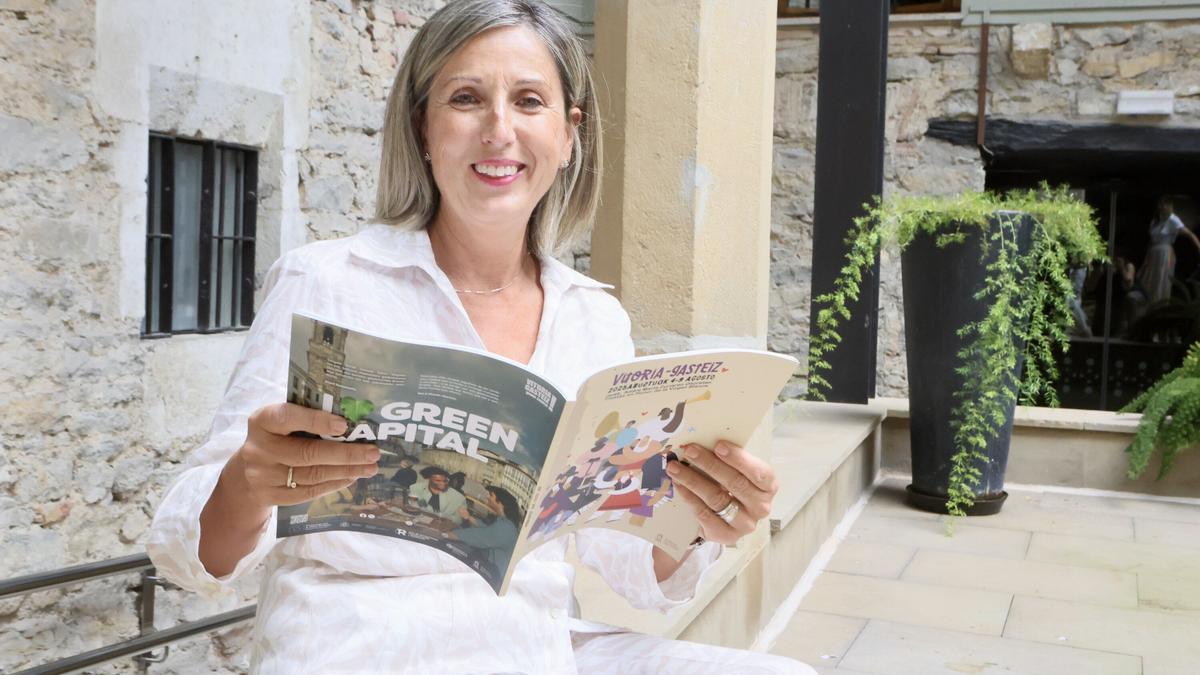 Sonia Díaz de Corcuera, concejala de Cultura del Ayuntamiento de Vitoria-Gasteiz