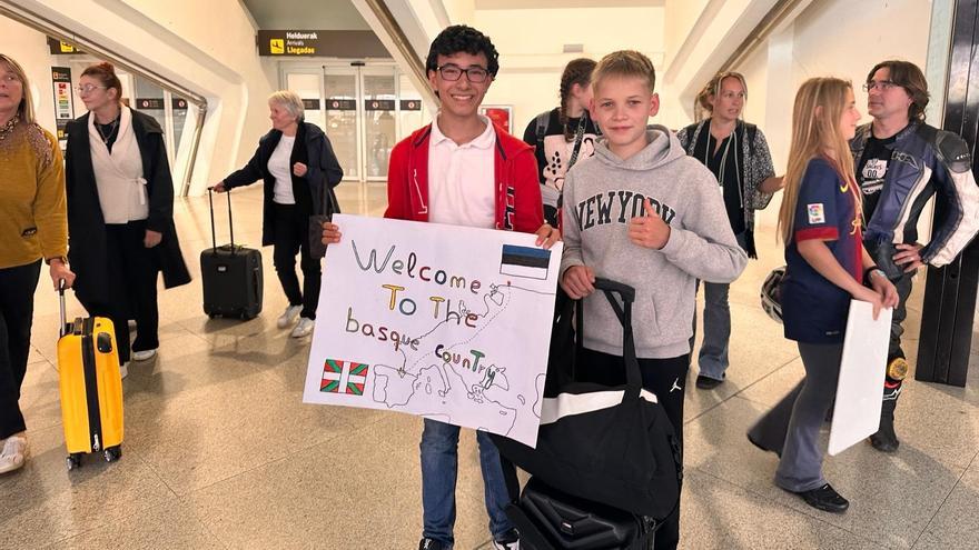 Alumnado de Sopuerta hace amigos en Europa