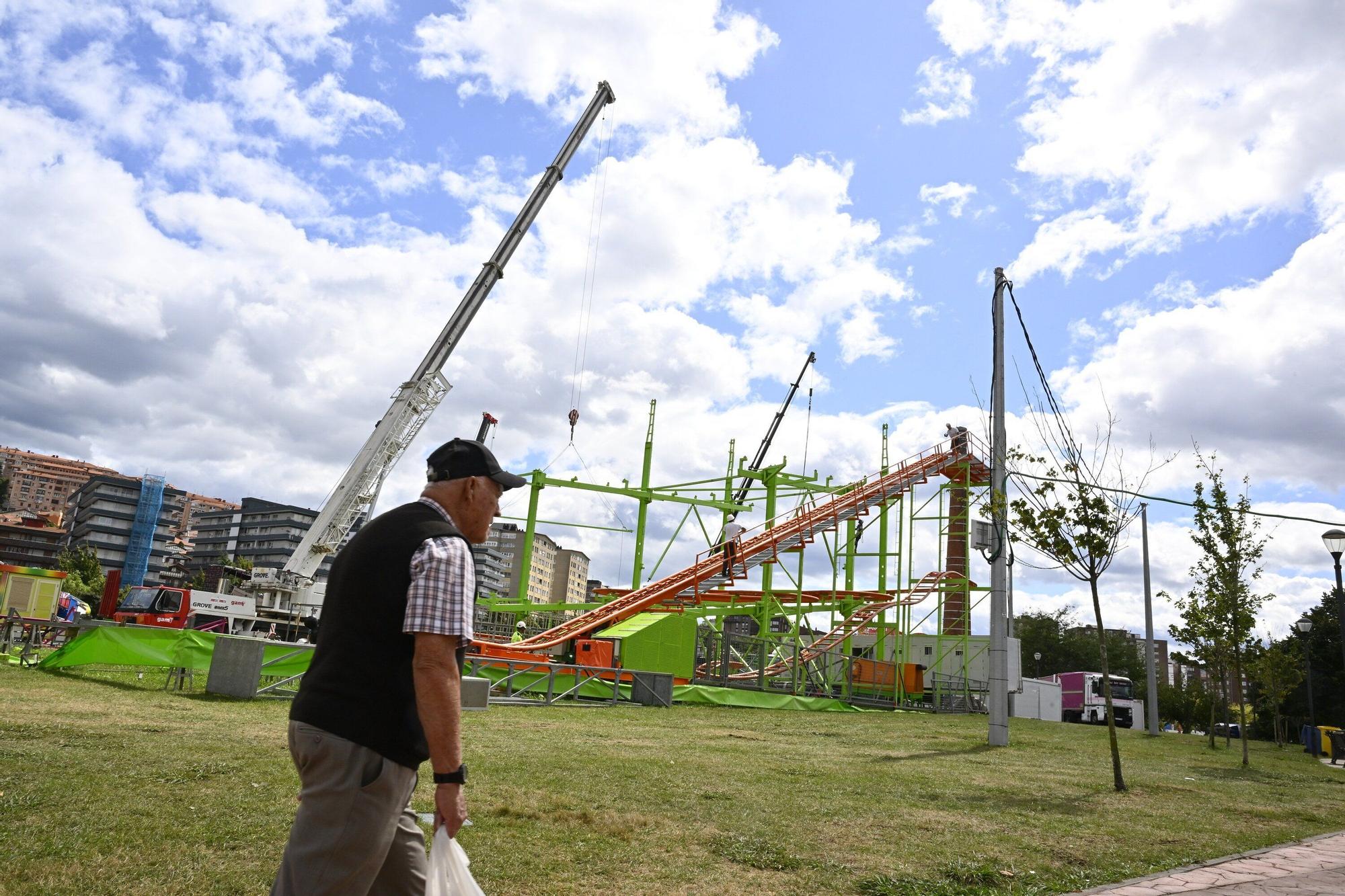 En fotos: las barracas se despiden del parque Etxebarria hasta el año que viene