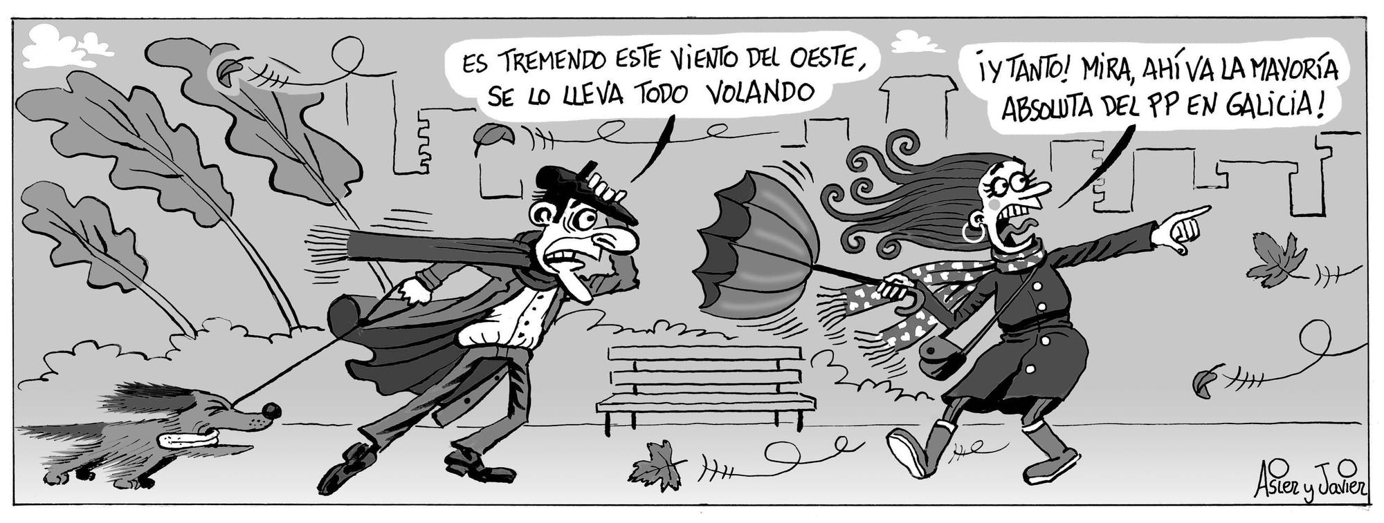 La tira de Asier y Javier del martes 13 de febrero