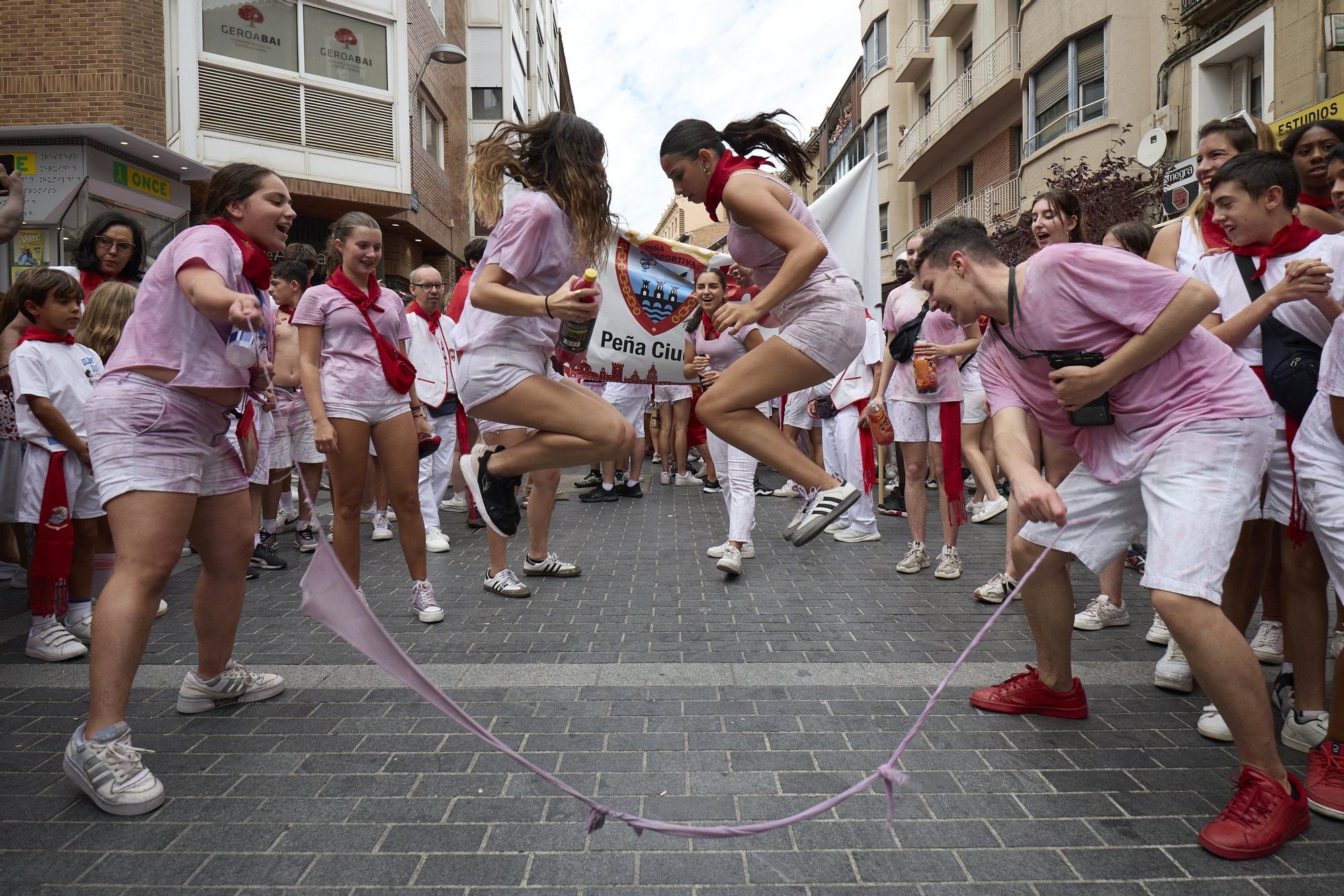 Fotos del cohete de las fiestas de Tudela 2025