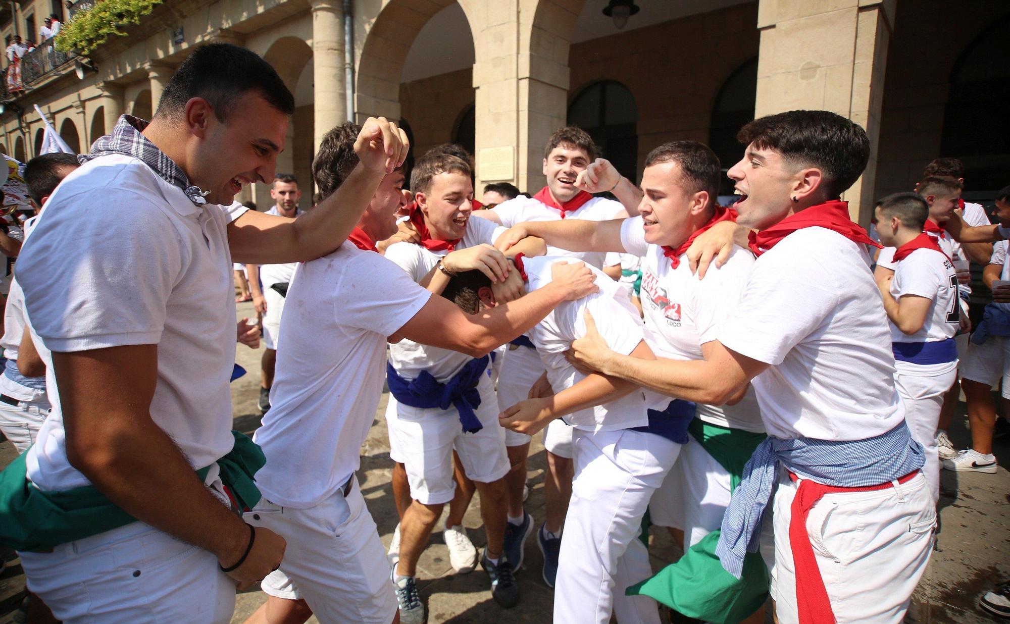 Fotos del chupinazo de Tafalla