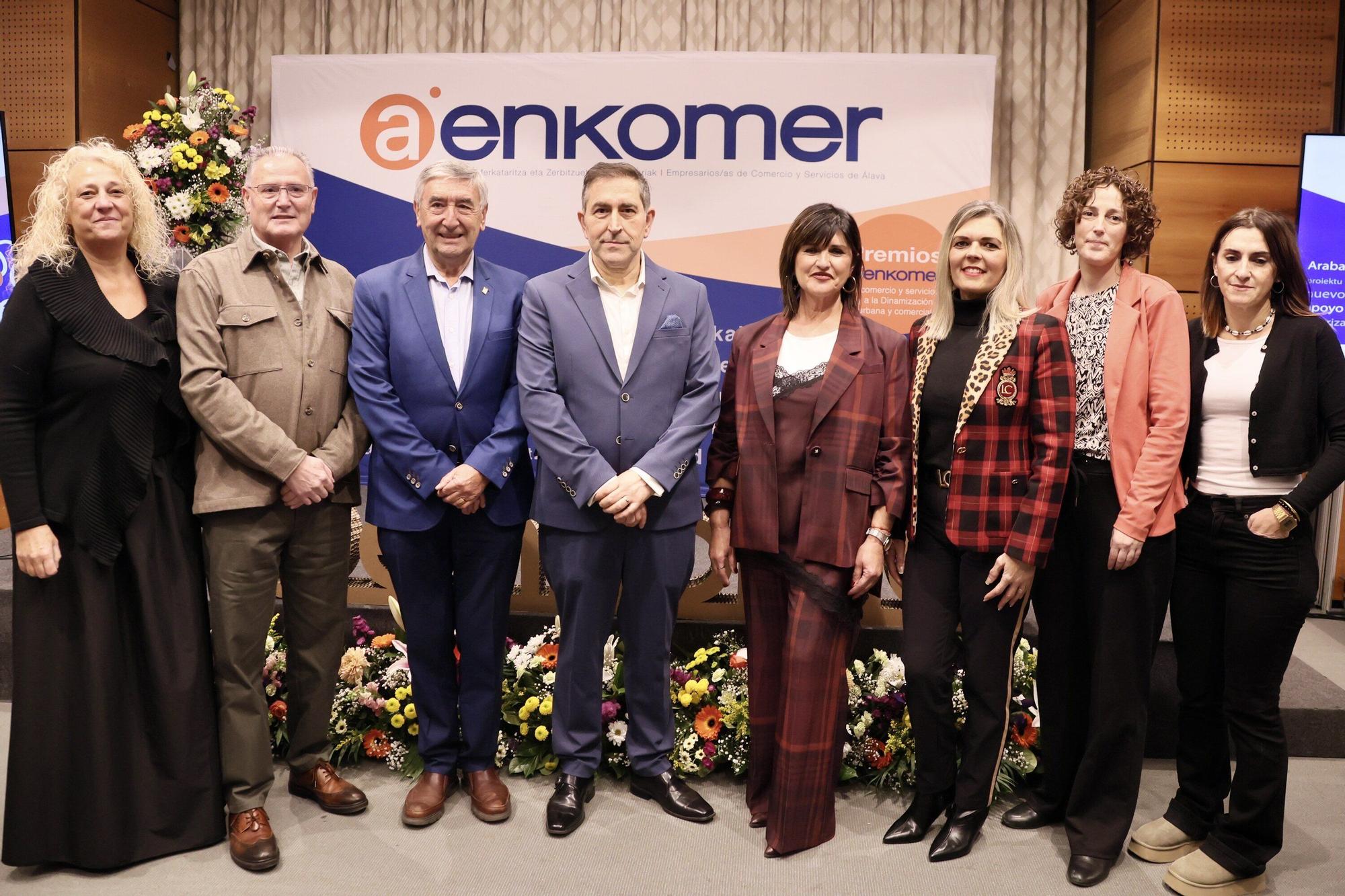 En imágenes: Premios Aenkomer al Comercio y Servicios de Álava