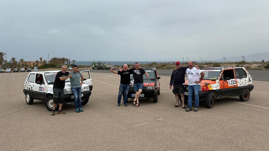 El equipo navarro del Panda Raid, competición que reúne en M