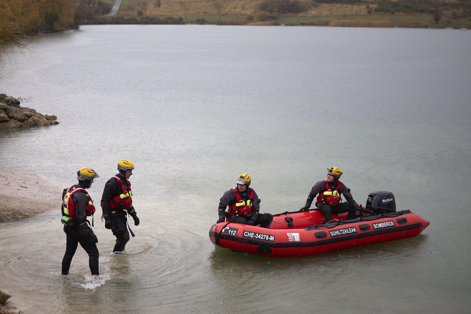 Simulacro de accidente aéreo en la Balsa de La Morea