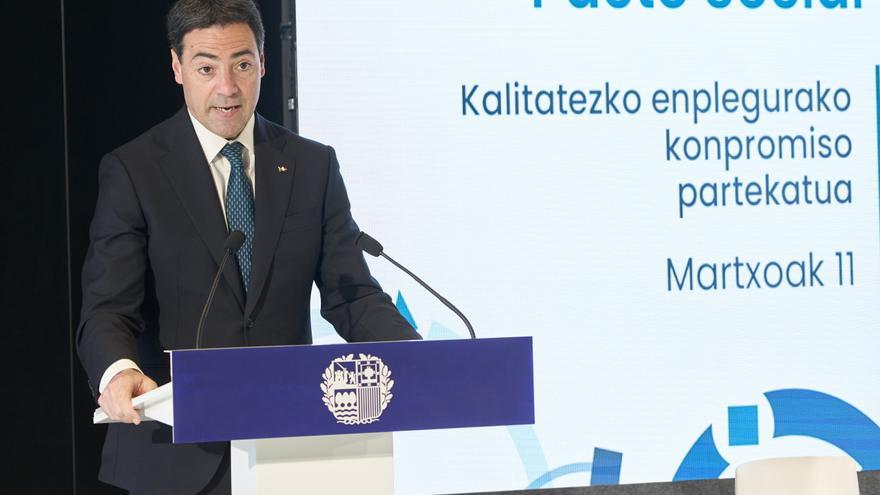 Pradales anima a empresas y sindicatos a "arrimar el hombro" para proteger el empleo