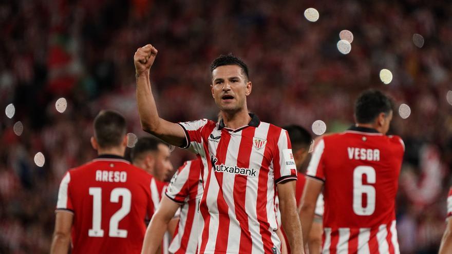 Descomunal y feliz pechada del Athletic