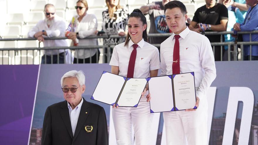 La navarra Paula Remírez, mejor árbitra en el Grand Prix de Roma de taekwondo