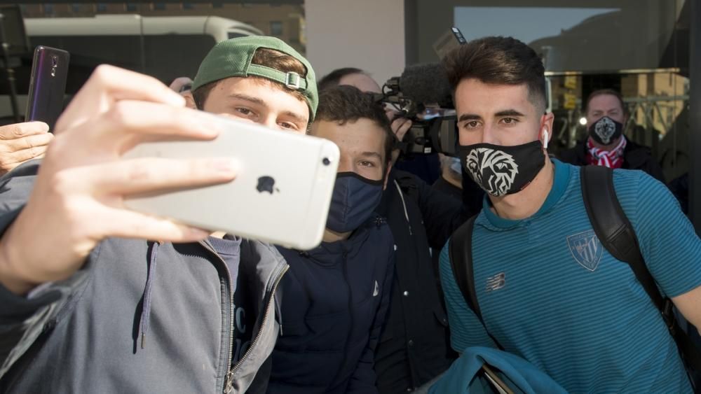 Viaje del Athletic a Málaga por la Supercopa
