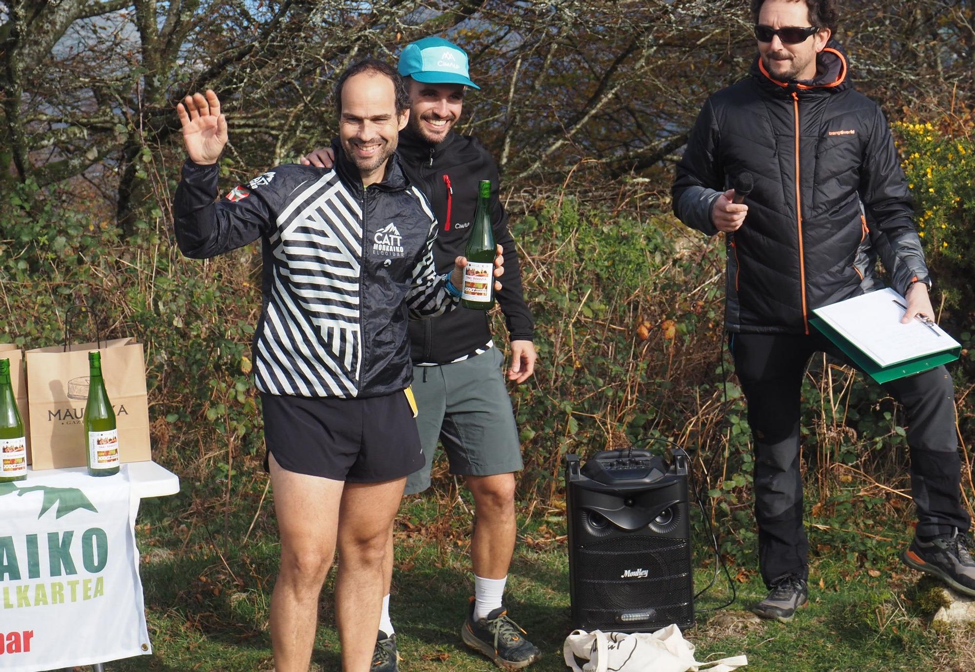 La llegada de los corredores a Karakate, en imágenes