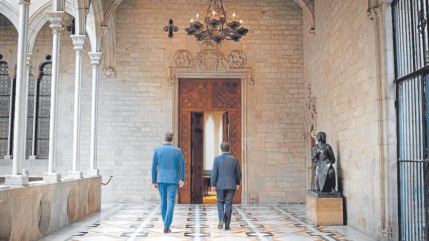 Sánchez y Aragonès, nada