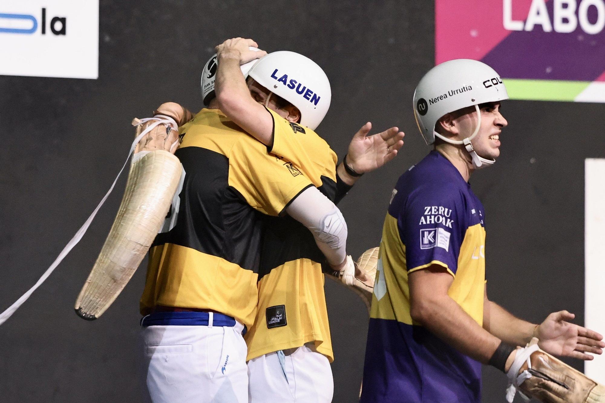 Barandika-López y Elaia-Maia, campeones de la Jai Alai League ante Urreisti-Basque y Sorozabal-Arai