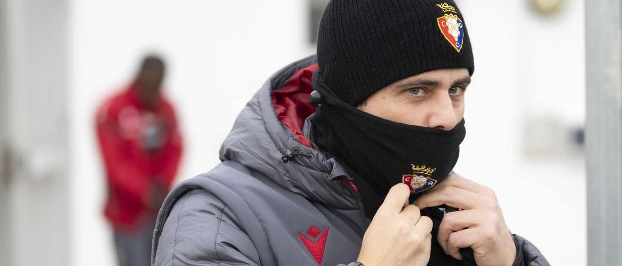 Entrenamiento en Tajonar previo al Osasuna-Real Sociedad de octavos de la Copa