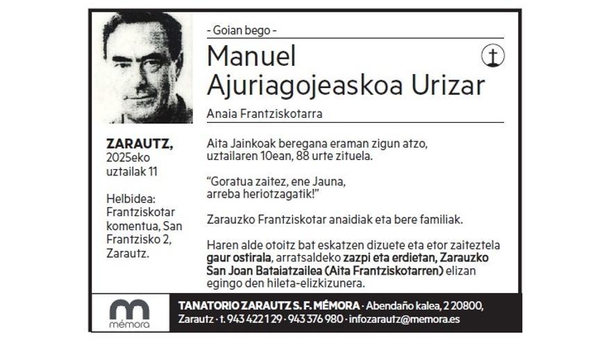 MANUEL AJURIAGOJEASKOA URIZAR