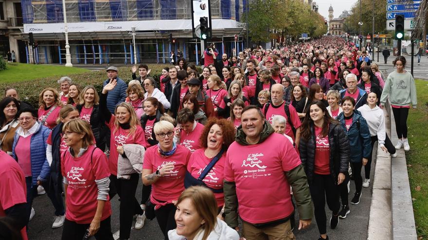 Donostia se teñirá de rosa con la Marcha Solidaria Katxalin