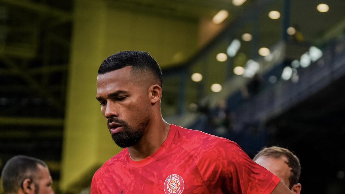 Yangel Herrera, el domingo, en el partido contra el Villarreal.