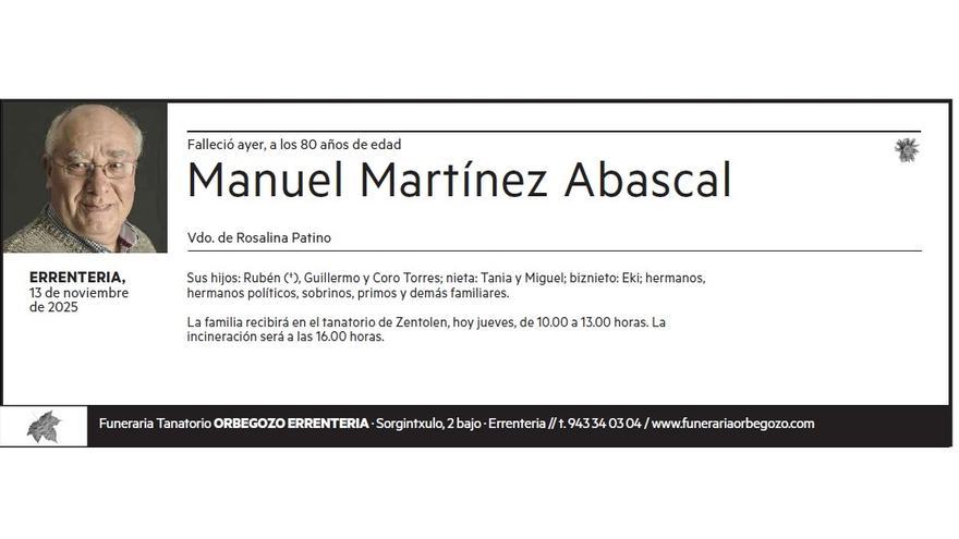 MANUEL MARTINEZ ABASCAL