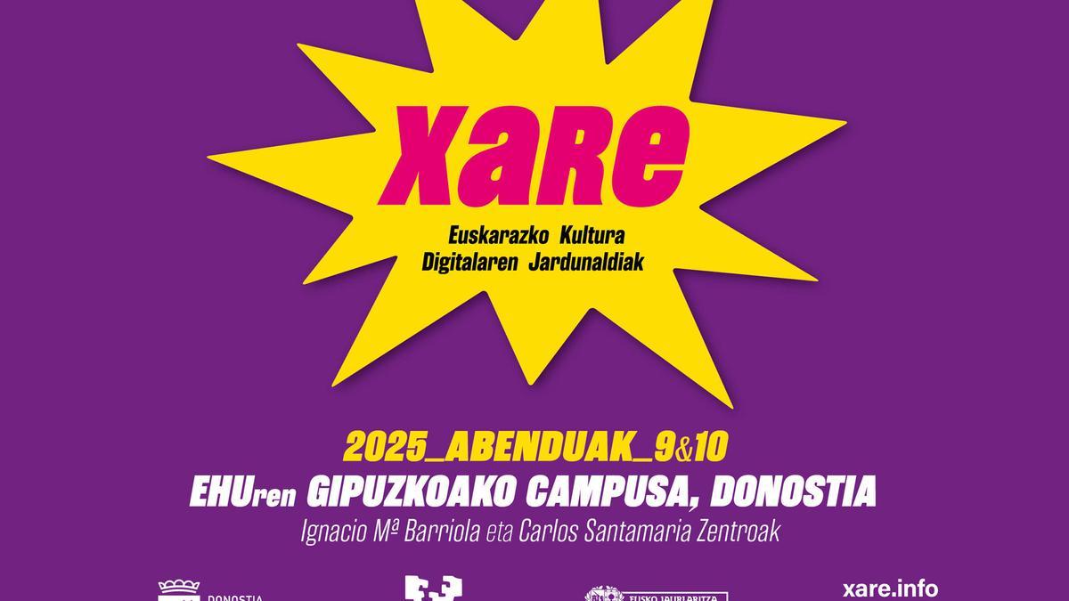 En la imagen, el cartel de la iniciativa Xare