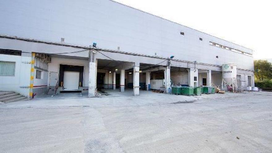 Obras en la plataforma logística que Uvesco tiene en el polígono de Ventas de Irun.