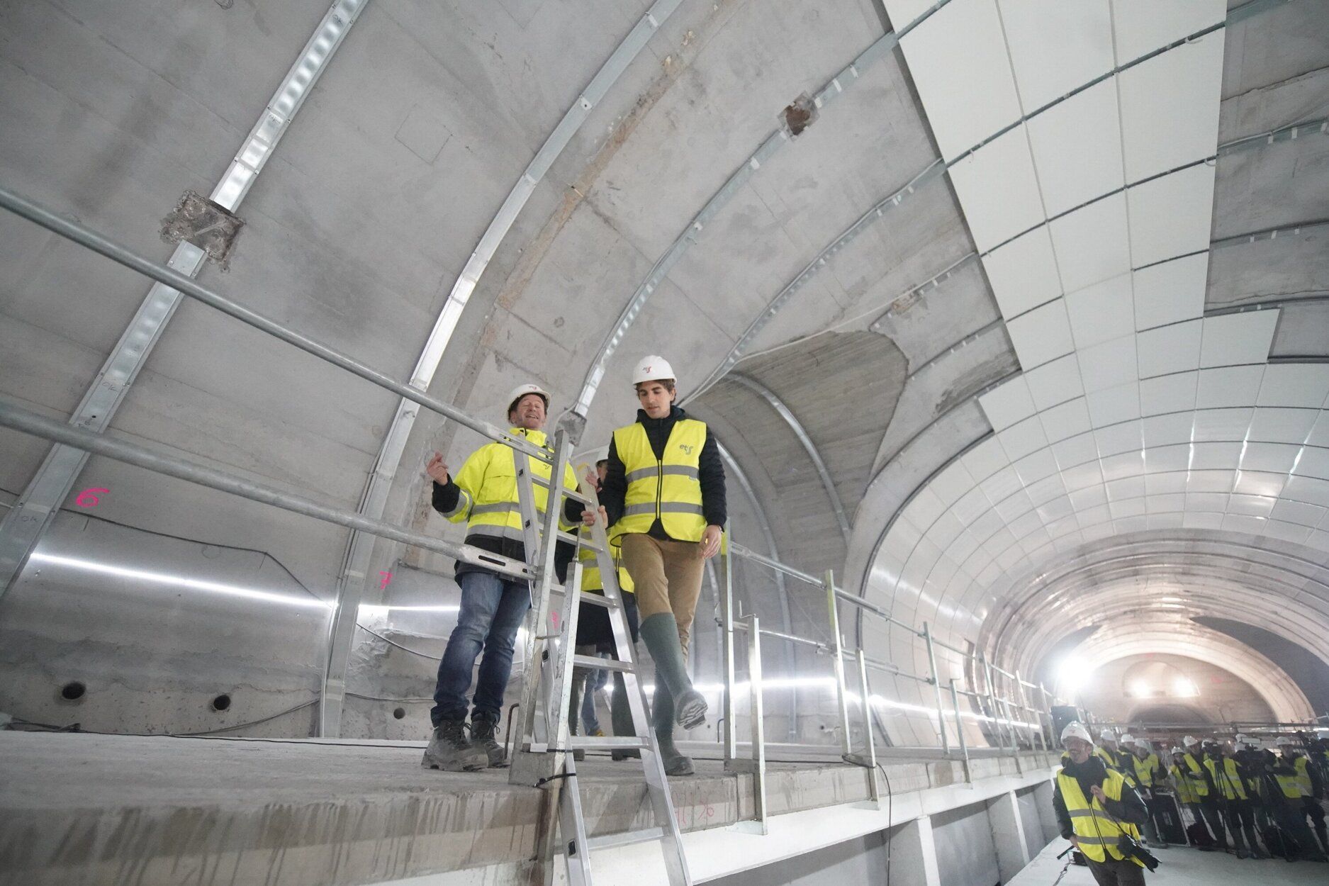Avance de las obras en la nueva estación Centro-Concha del Topo