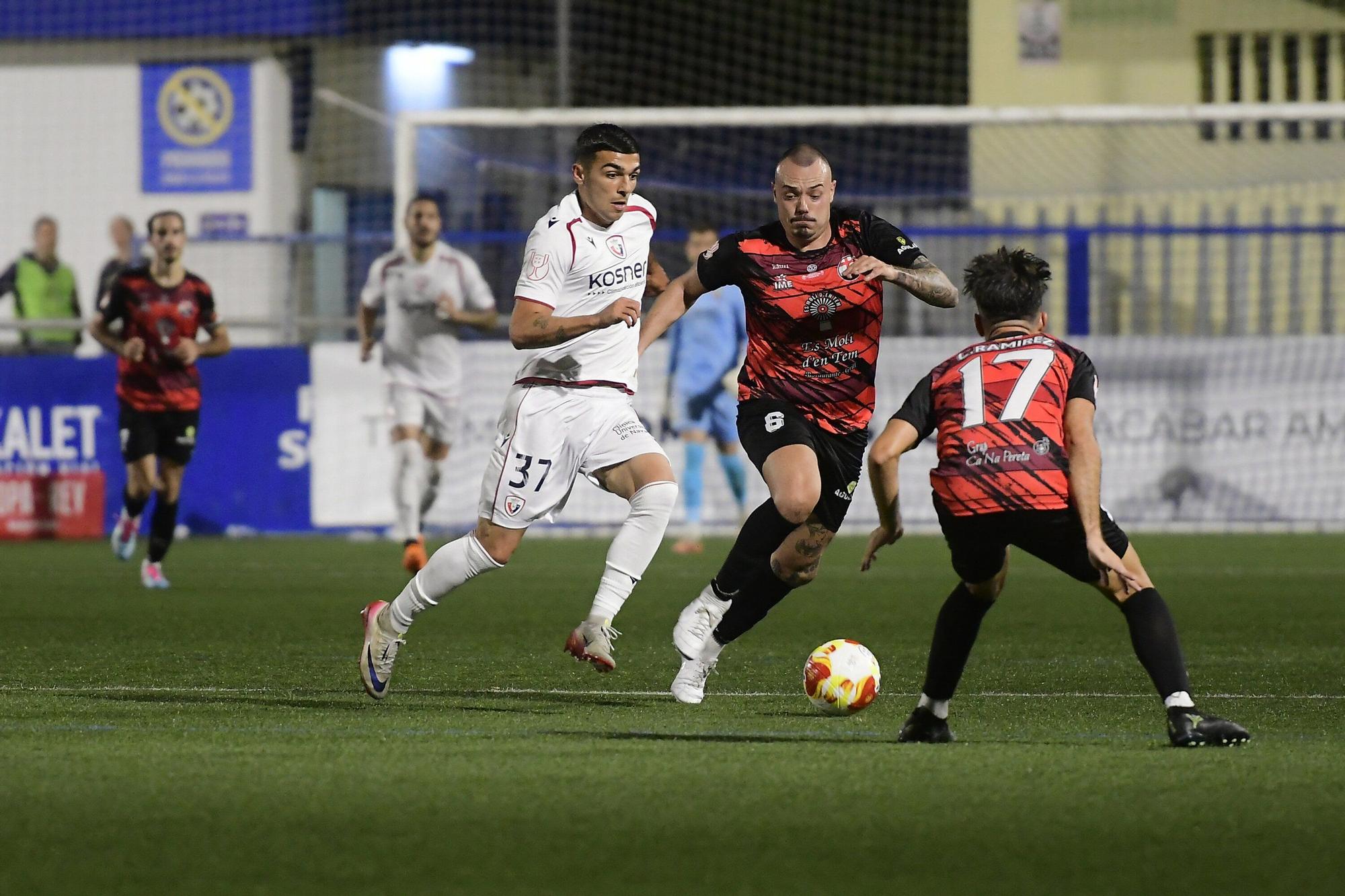 Fotos del partido de Copa del Rey Sant Jordi-Osasuna